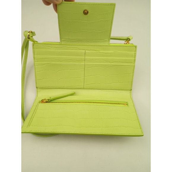 Jacquemus Le Pichoto Leather Mini Bag Lime Green - Picture 3 of 9